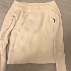 Off the shoulder sweater